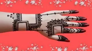 New Square Shape Mehndi Designs| Mehandi Ka Design | Mehndi Design Back Hand Mehndi Design 