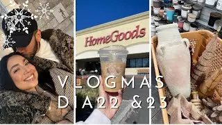 Vlogmas 22 y 23 sopresa para el bombon y preparandonos para nochel buena