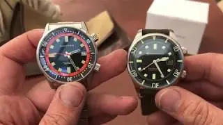 Spinnaker Bradner (v2) vs Dan Henry 1970 - compressor dive watch comparison