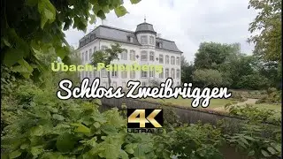 4K - Wasserburg Schloss Zweibr&uuml;ggen an der Wurm - Spaziergang im Wurmtal &Uuml;bach-Palenberg