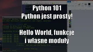 Gynvael's Python 101: Hello World!
