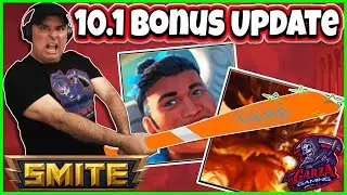 Smite 10.1 Bonus UPDATE Notes IN UNDER 8 min (Nerfs/Buffs)