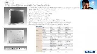 [Hi-Live] Advantech Open Frame Monitor IDS-3100 series