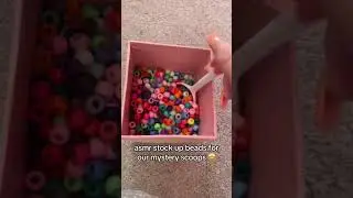 ASMR Scoop Restock Beads- WLJewellery #asmr  #asmrvideo  #scoops  #restock #tiktok
