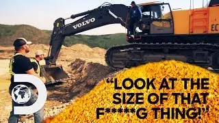 Parker's New Excavator Helps Him Mine Over Half A Million Dollars Of Gold | Season 10 | Gold Rush