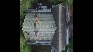R&eacute;alisation d'une toiture HDF couverture