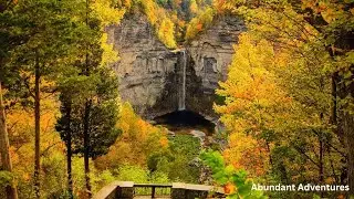 Relaxing Camping Trip in Cozy Teardrop Camper | Stunning Fall Foliage | Cooking Gourmet Salmon