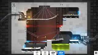 Bridge Constructor Portal   level 26 low budget solution