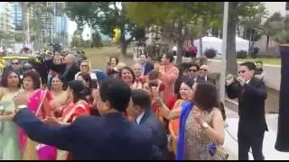 Fun dance at Aadit,s baraat