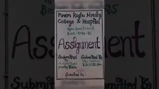 📚 Chemotherapy Assignment Complete 💉 | Nursing / Medical Study 📖 #bscnursing #shorts #short #new #yt