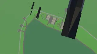 Bombing mission over england-sky on fire