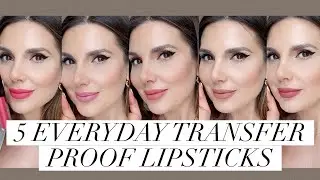 FIVE EVERYDAY TRANSFER PROOF LIPSTICKS | ALI ANDREEA