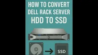 Dell SAS HDD to SSD | HDD Upgrade | SSD Upgrade Rack Server| SAS Drive Update || Hard Disk to SSD