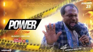 THE AGCOM POWER ROOM SERVICE BROADCAST WITH APOSTLE JOHN CHI (25-01-2026)
