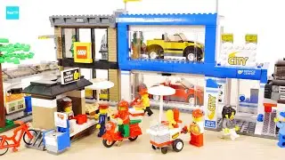 （建物）レゴ レゴシティのまち 60097  ／ LEGO City City Square Speed Build & Review　#2/2
