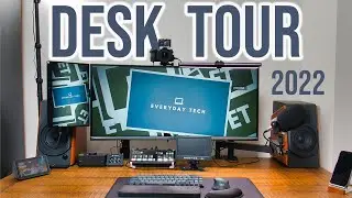 My Desk Tour Setup 2022 | Productivity and Production