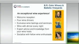 BR Cohn Balletto Wine Cruise