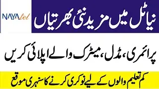 Nayatel Jobs 2022 | latest govt jobs 2022