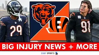 Bears Injury Updates On D&rsquo;Andre Swift, Tyrique Stevenson, Joe Flacco, Trey Hendrickson + MORE NEWS