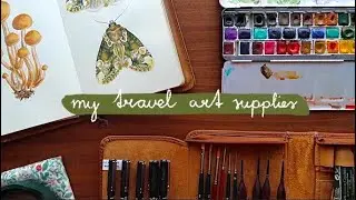 my favourite travel art supplies // 2023