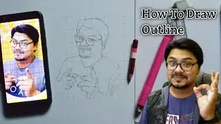 Yogi Bolta Hai | Yogesh Rokde | Outline | आउटलाइन कैसे बनाएं  | Drawing Video | Sanjupanwarart