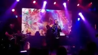 Jesse Molloy, saxophone player in the Pink Floyd Experience band