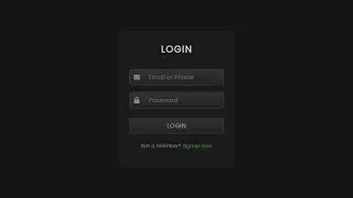 Awesome Animated Glowing Gradient Inputs Login Form in HTML CSS || Colorful User Sign in Form Design