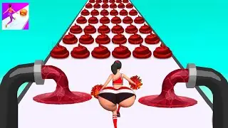 Sushi Roll 3D, Stack Rider, Runner Coaster, ASMR, Satisfying Mobile Gameplay Walkthrough