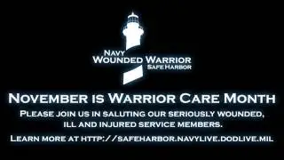 November is Navy Wounded Warior Care Month (:59)