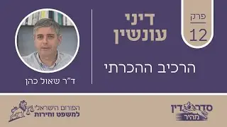 סדר דין מהיר - דיני עונשין - פרק 12 - הרכיב ההכרתי // ד