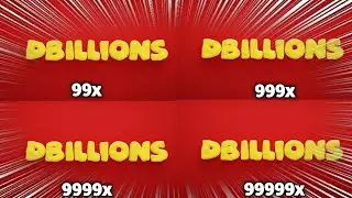 D Billions Intro Logo Gone INSANE at 999999x Speed!