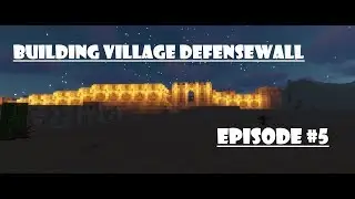 Minecraft 1.14 Survival #5 Village Defense Wall Timelapse [how to defend  your village]