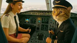 Cat flew an Airplane | English Stories | Moral Stories | Bedtime Stories