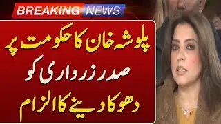 Palwasha Khan Accuses Government of Deceiving President Zardari | Breaking News | Such News