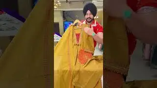 Mustard Yellow Pure Cotton Floral Embroidered Straight Suit with Hand embroidery Work on Neck