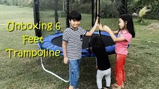 Trampoline for kids UNBOXING