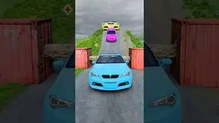 Cars vs log trap part784 #india #beamngdrive #shortvideo #shorts #car #beamng