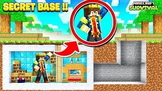 Making a secret base under the base in ||SILENCE SMP|| 