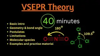 VSEPR Theory | Molecular shapes and bond angles | AB2 TO AB7 Types species
