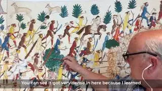 How the Villasur Expedition painting reproduction was made