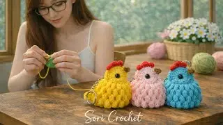 Cách Móc Len Gà Con Siêu Dễ Thương 🐔 | Học Móc Len Cùng Sori Crochet