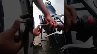 KTM Grips in Apache #bike #apache #modified First time on YouTube