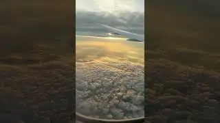 30 seconds of mid-flight sun #shorts #youtubeshorts #aviation #aviationgeek #b787 #inflight #clouds