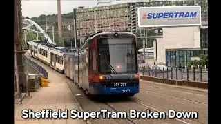 Sheffield SuperTram Broken Down 