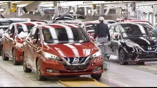 2018 Nissan Leaf PRODUCTION | Car Factory Production Line
