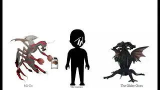 Mi-Go, the Older Ones, Humans and the Qu interact with each other!