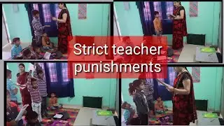 Tuition vlog ll बच्चों के पढ़ाई के लिए strict teacher बनना पड़ता है l होमवर्क  ना करके आने पर l
