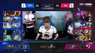 BBQ vs SKT Highlights Game 2 LCK SUMMER 2017 BBQ Olivers vs SK Telecom T1 W1D5