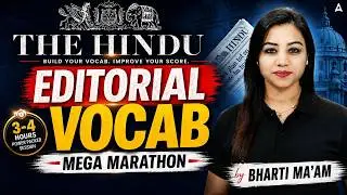 The Hindu Editorial Analysis | The Hindu Vocabulary Marathon | The Hindu Analysis By Bharti Mam