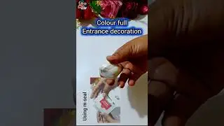 Holi art and craft ideas Holi special craft ideas bottle craft  #shorts